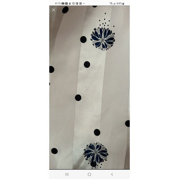 New Free People Pajama Party Silky Floral Robe $148 IVORY COMBO X-Small - Picture 4 of 4